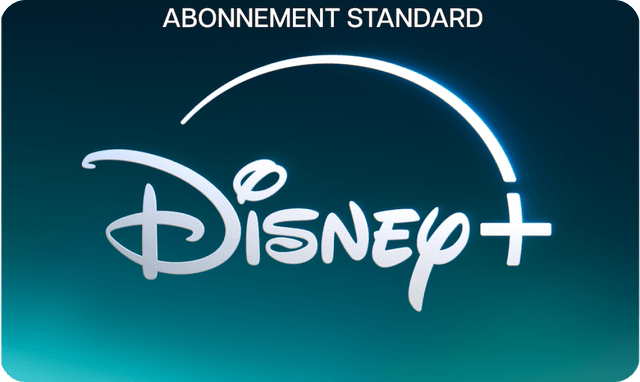 Disney Plus abonnement Standard 12 mois 89.9