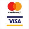 Carte de crédit ou débit de VISA et Mastercard